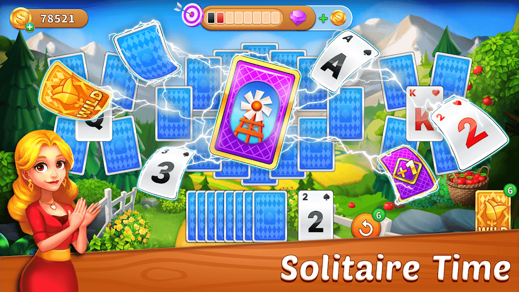 Solitaire TriPeaks: Garden Screenshot2