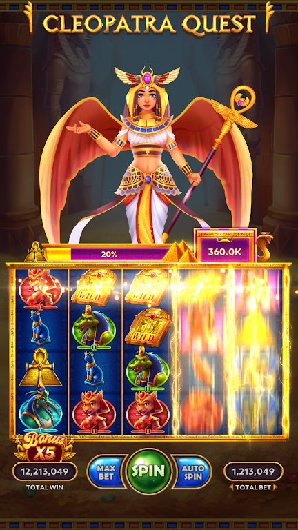 Cleopatra Quest: Slots Mystery Screenshot1