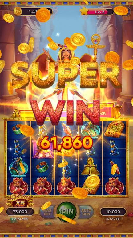 Cleopatra Quest: Slots Mystery Screenshot2