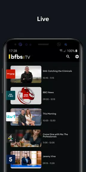 BFBS TV Player Screenshot2