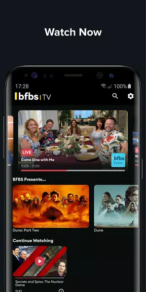 BFBS TV Player Screenshot1