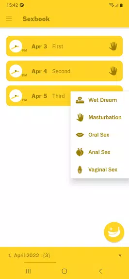 Sex Tracker Screenshot3