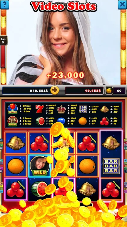 Hot Model Casino Slots Screenshot4