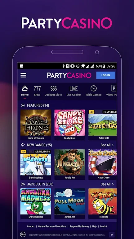 PartyCasino Casino: Roulette, Blackjack, & Slots Screenshot1