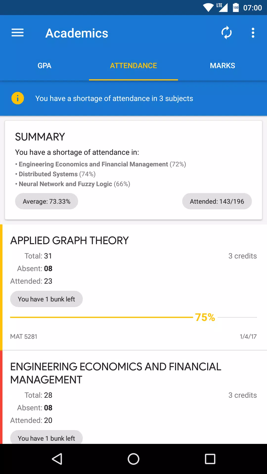 WebSIS Screenshot3