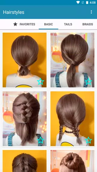 Hairstyles for short hair Screenshot1