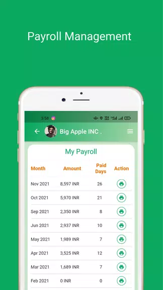 HRMS Payroll App for Employers Screenshot2