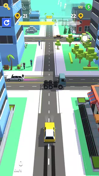 Crazy Driver 3D: Car Traffic Screenshot1