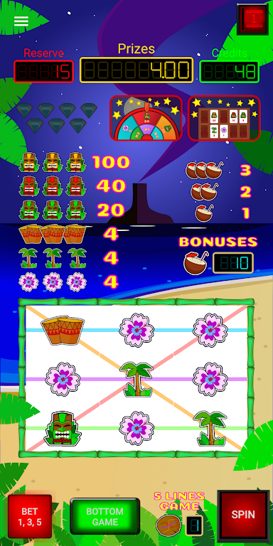 Tiki Bar: Free Slot Machine Screenshot2