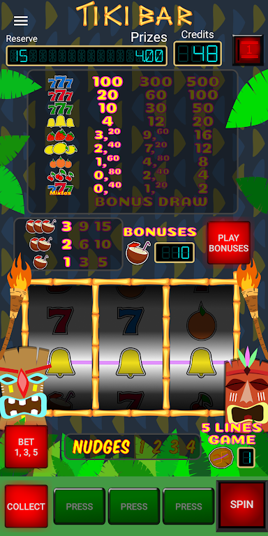 Tiki Bar: Free Slot Machine Screenshot1