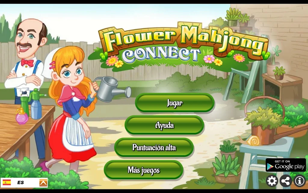 Flower Mahjong Flores Screenshot1