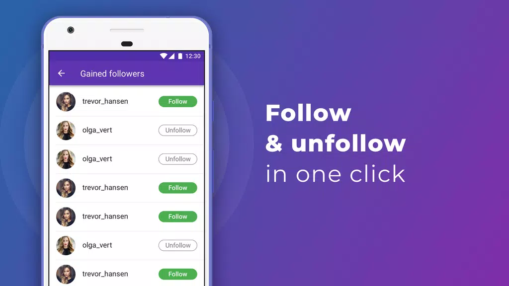 iUnfollowed: followers analytics for Instagram Screenshot2