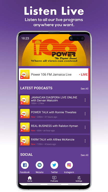 Power 106 FM Jamaica Screenshot1