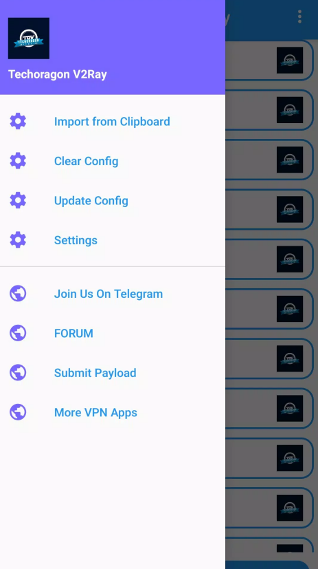 Techoragon V2ray VPN - 100% V2ray Client Screenshot2