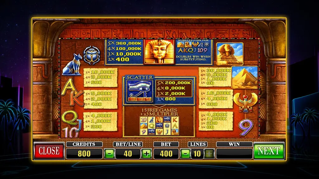 SLOT Pharaohs Gold Deluxe Screenshot3