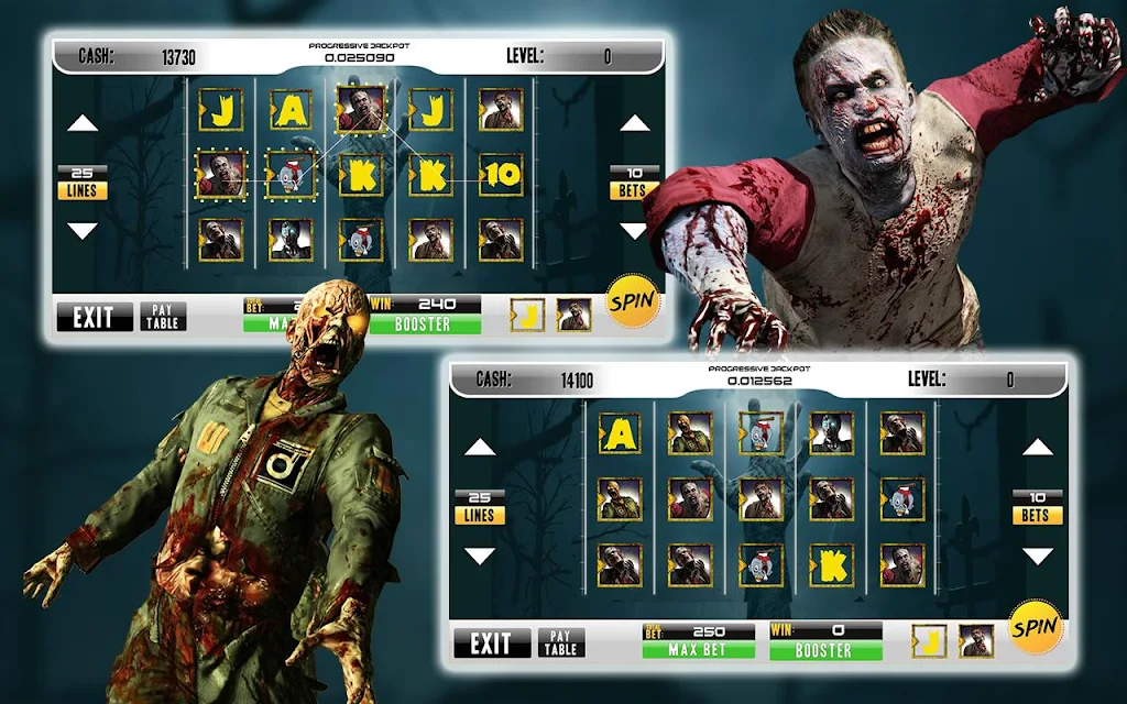 Casino Walking Zombie Slots Machine Screenshot4