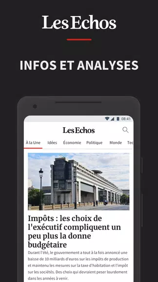 Les Echos, actualités éco Screenshot1