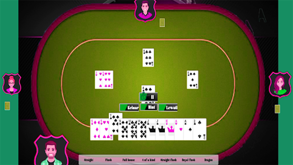 Betting-Poker Sim Texas Holdem Screenshot4