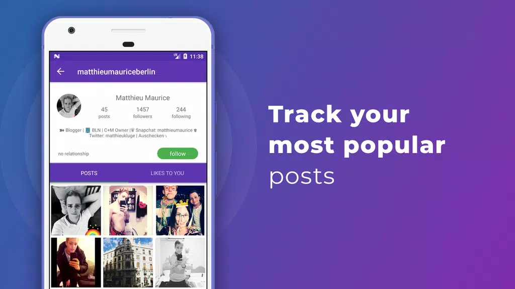 iUnfollowed: followers analytics for Instagram Screenshot3