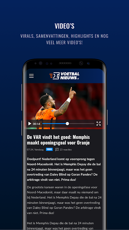 Voetbalnieuws Screenshot2