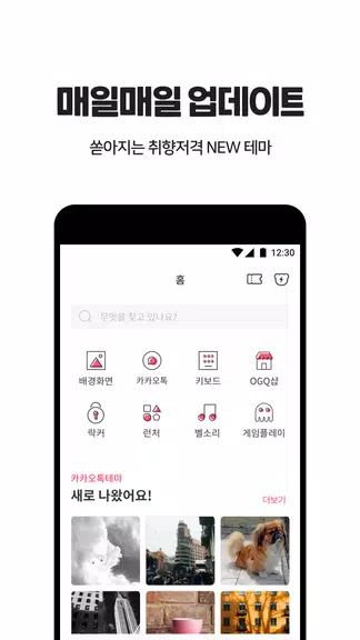 OGQ 폰테마샵 - 배경화면/카톡테마/카톡테마 메이커 Screenshot2