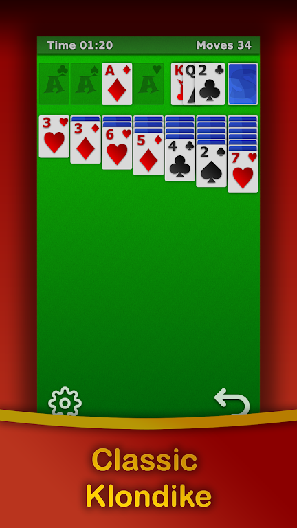 Klondike Solitaire - Free Screenshot2