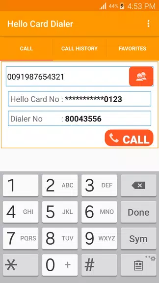 Hello Card Dialer Screenshot4