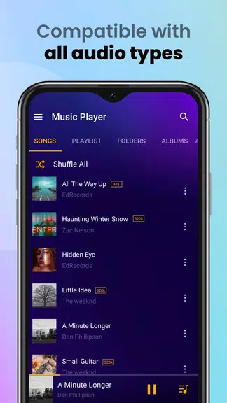 Music Player & MP3 Player Screenshot1