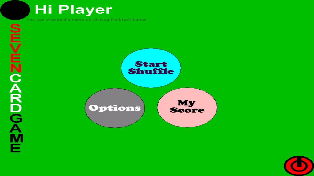 Seven Card Game - Simple and Fun Game Screenshot1