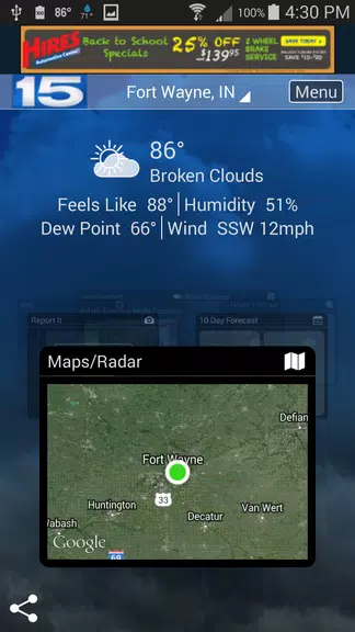 WANE WX Screenshot2