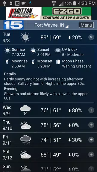 WANE WX Screenshot3