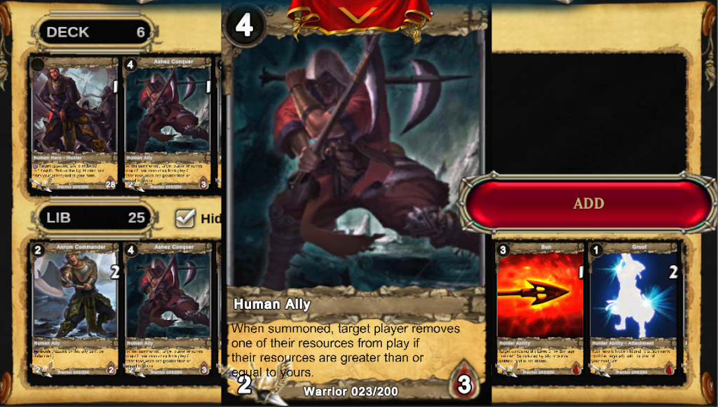 Warriors of Chaos - Card Game Screenshot2