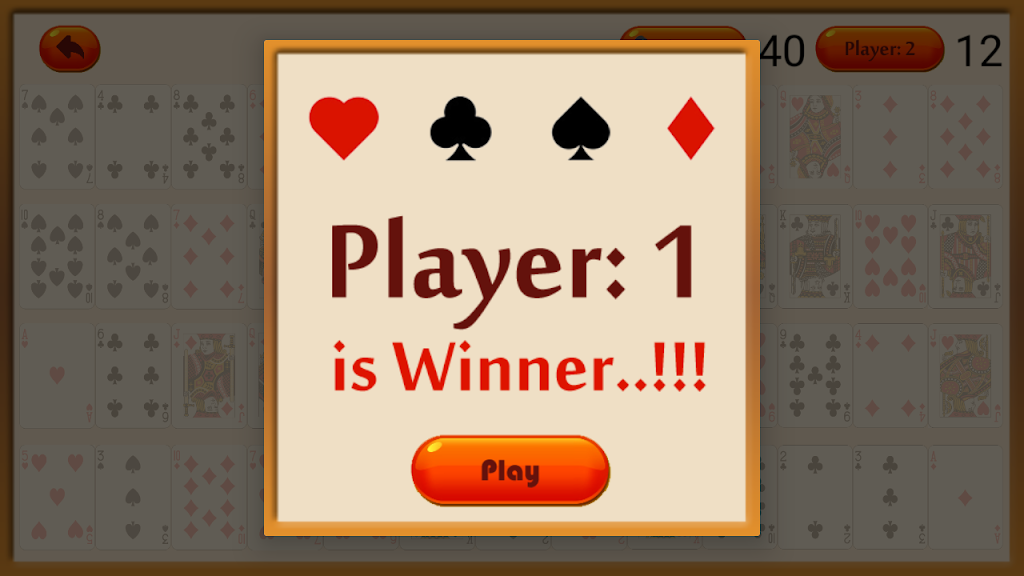 Playing Cards Matching Game - Memory booster game Screenshot4