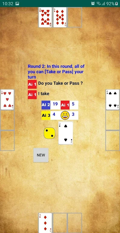 Simple Black Jack: You and 3 AI Screenshot3