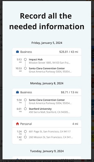 Mileage Tracker by Driversnote Screenshot1