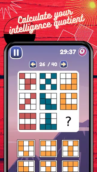 IQ Test: Logic brain training Screenshot1