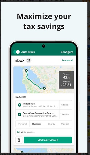 Mileage Tracker by Driversnote Screenshot3