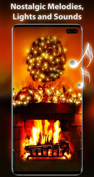 Xmas Fireplace Live Wallpaper Screenshot2