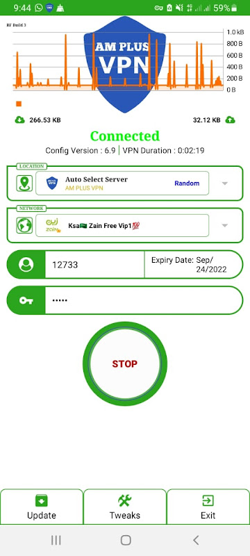 AM PLUS VPN Screenshot1