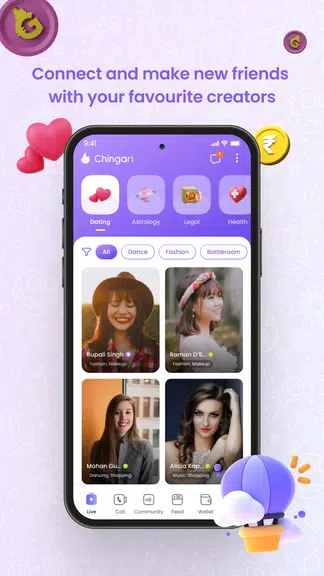 Chingari - Live & Social Games Screenshot1