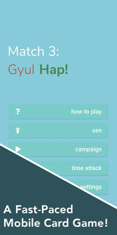 Match 3 Card Game - Gyul Hap Screenshot1