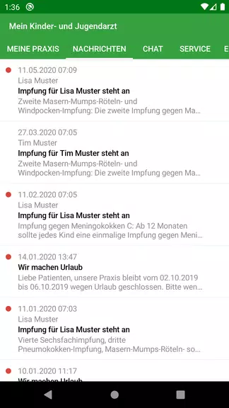 Meine pädiatrische Praxis Screenshot2