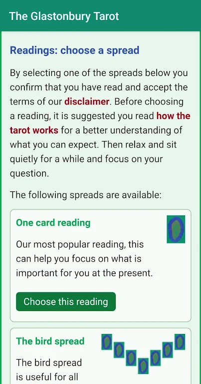 The Glastonbury Tarot Screenshot2