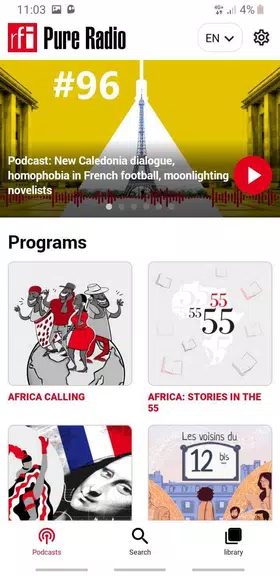 RFI Pure Radio - Podcasts Screenshot1