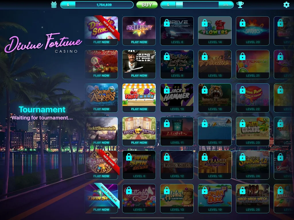 Divine Fortune Casino Screenshot2