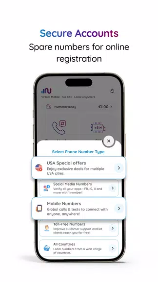 Numero: Travel eSIM & Numbers Screenshot2