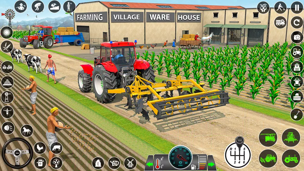 Farming Games: Tractor Driving Screenshot1