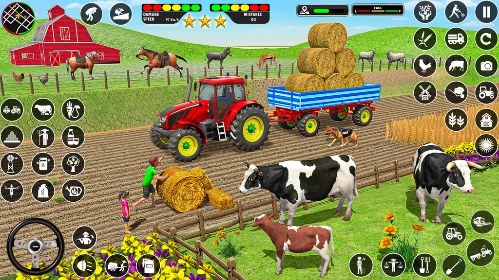 Farming Games: Tractor Driving Screenshot3