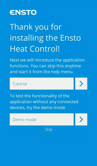 Ensto Heat Control App Screenshot3