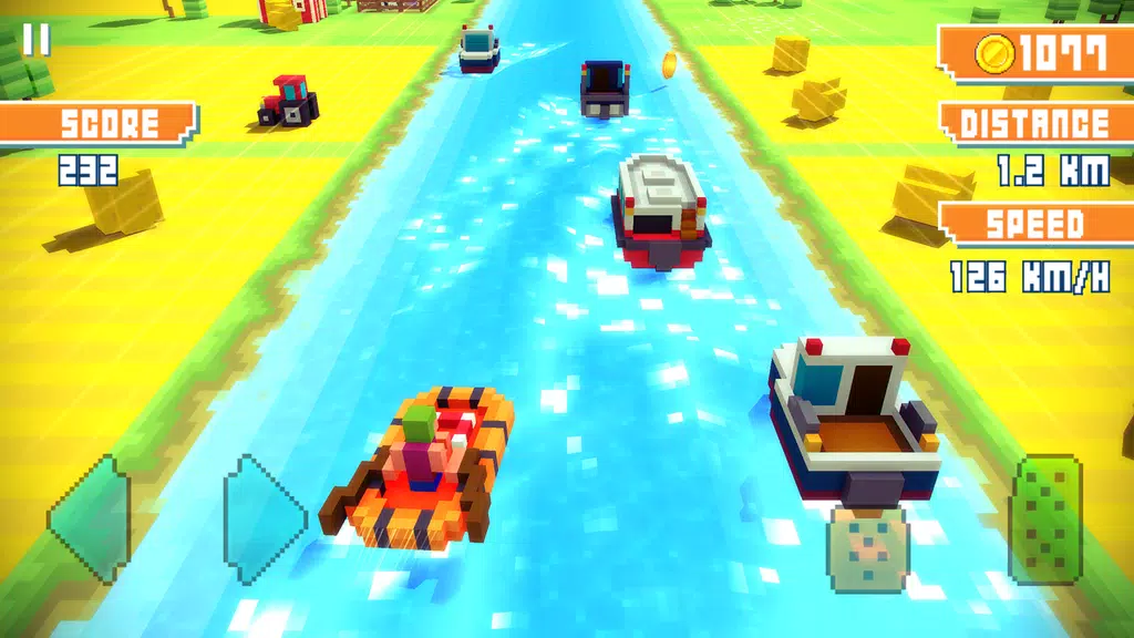 Blocky Highway: Traffic Racing Screenshot2